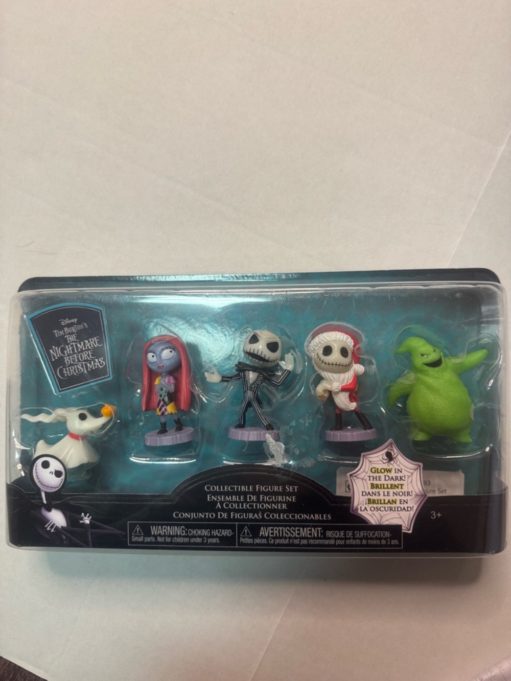 The Nightmare Before Christmas Glow-in-the-Dark Collectible Figure Set - Multi